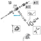 Rozšířené pouzdro pastorku 52111336AA Jeep Grand Cherokee WK,Commander